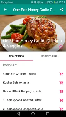 Recipes For All android App screenshot 2