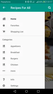 Recipes For All android App screenshot 4